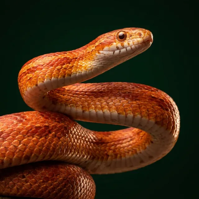 Corn snake portrait
