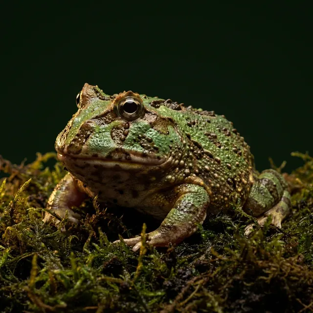 Pacman frog portrait
